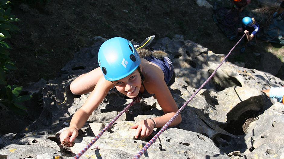 real rock climbing experience